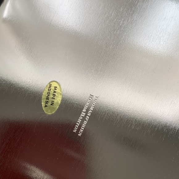 Thomas O'Brien by Reed & Barton Landon 22-Inch Nickel Plate Cocktail Tray NIB - Picture 11 of 16